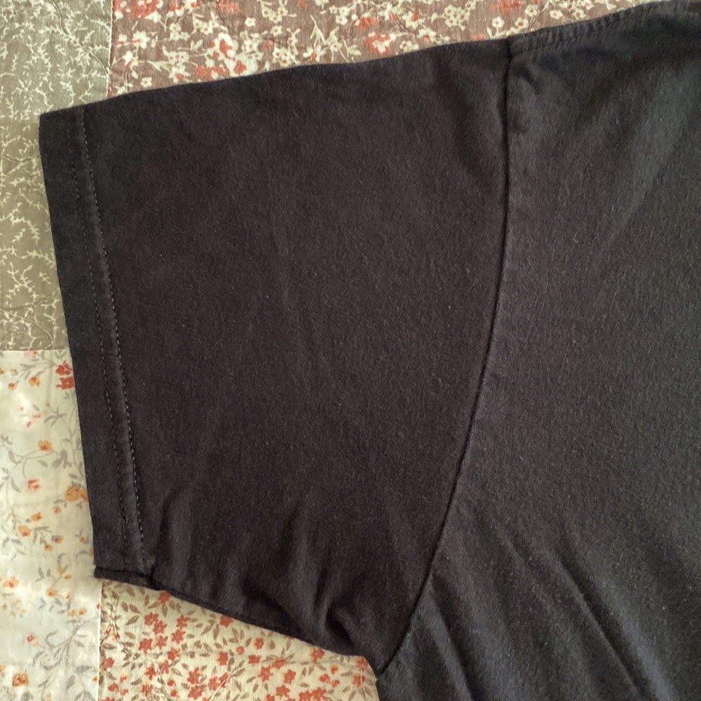 PACSUN LA 100% Cotton Short Sleeve Graphic T Shirt in Black - Picture 3 of 3